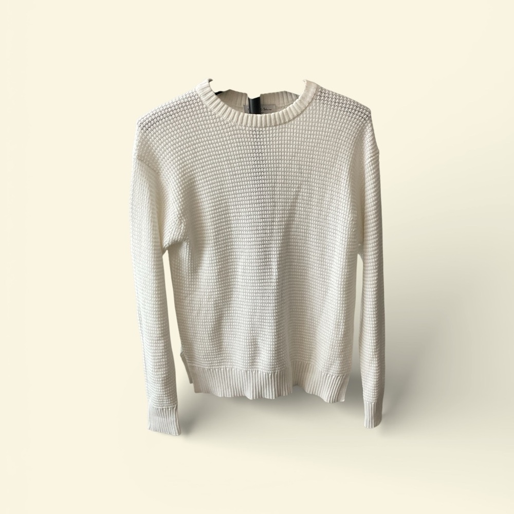 NWOT Michael Stars waffle sweater size small 100% cotton